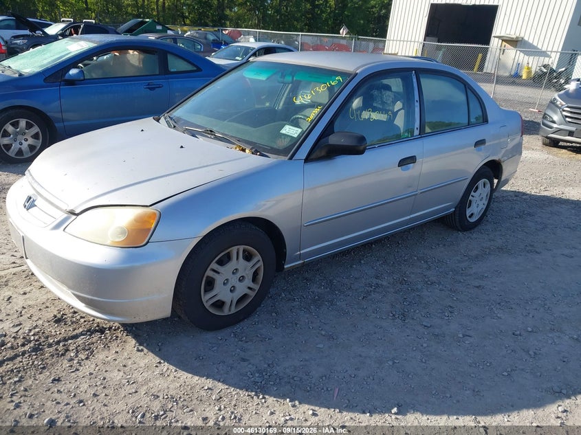2001 HONDA CIVIC auction photo 2