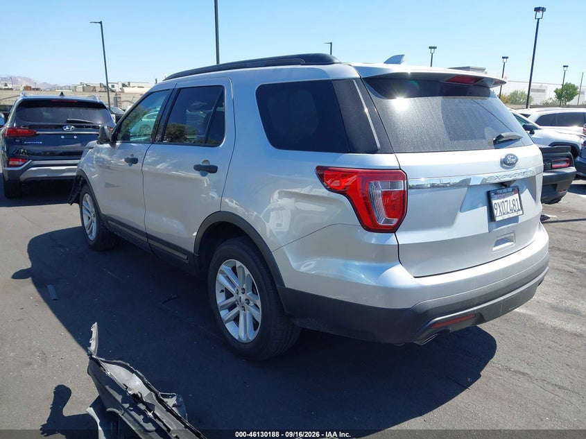 Vin: 1fm5k7b82hgd99844, lot: 46629908, ford explorer 20173