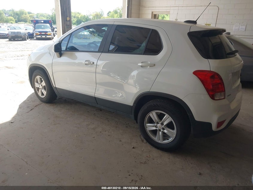 Vin: kl7cjksb1lb060122, lot: 46629930, chevrolet trax fwd ls 20203
