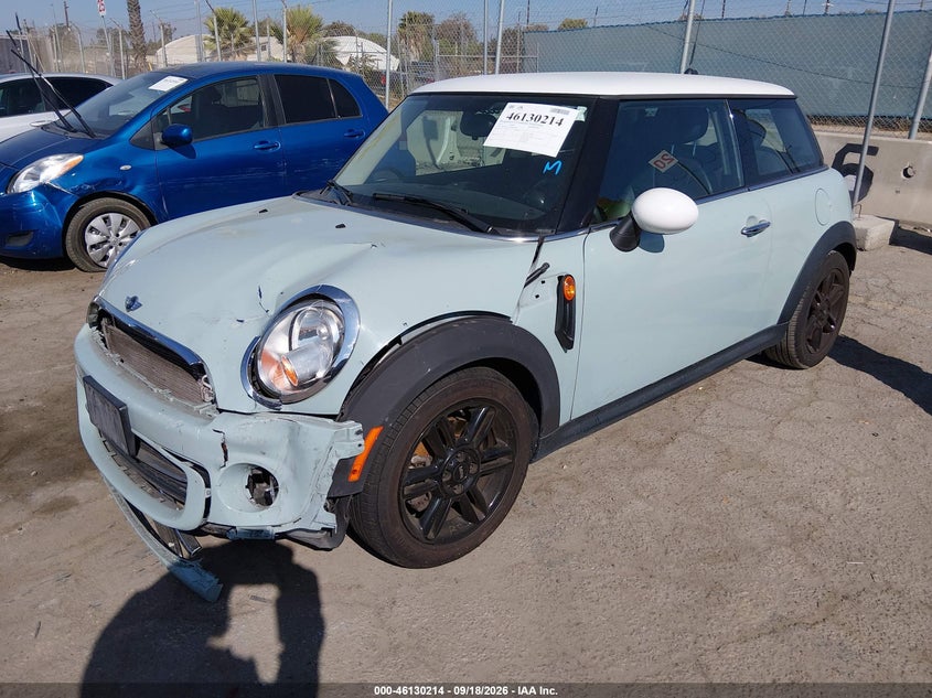 Vin: wmwsu3c59dt687969, lot: 46629934, mini hardtop cooper 20132
