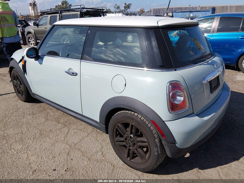 Vin: wmwsu3c59dt687969, lot: 46629934, mini hardtop cooper 20133