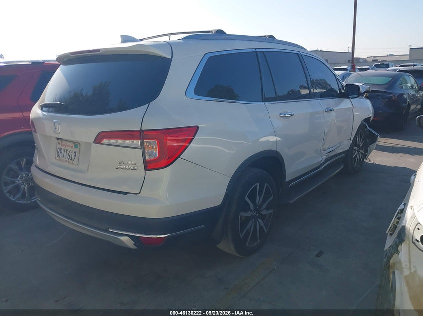 Vin: 5fnyf6h01lb061565, lot: 46629942, honda pilot awd elite 20204