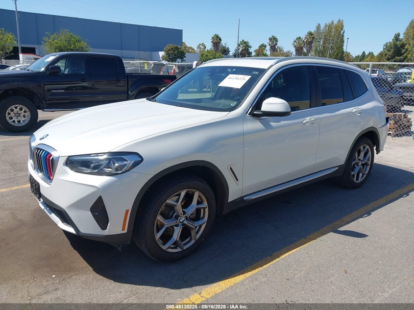 Vin: 5ux43dp0xn9m96903, lot: 46629945, bmw x3 sdrive30i 20222
