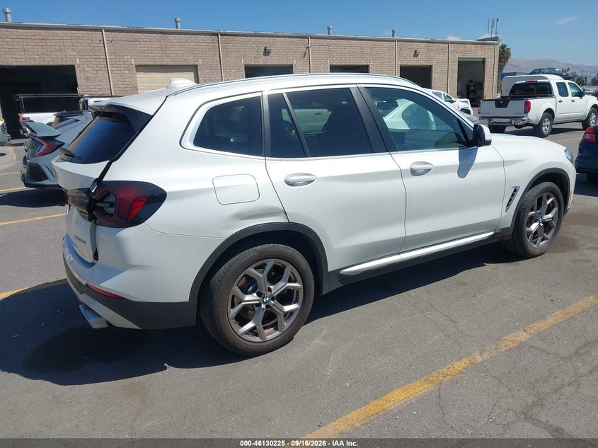Vin: 5ux43dp0xn9m96903, lot: 46629945, bmw x3 sdrive30i 20224