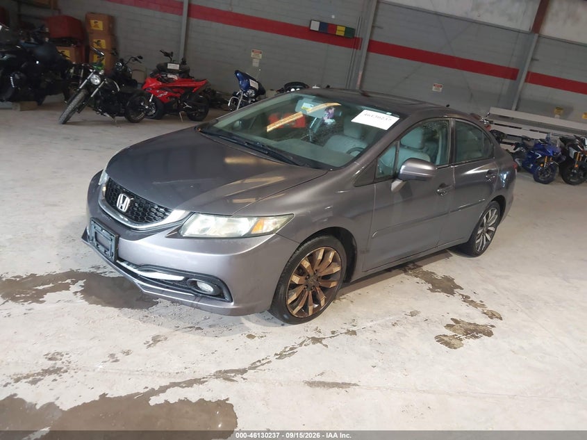 Vin: 19xfb2f90ee270530, lot: 46629957, honda civic ex-l 20142
