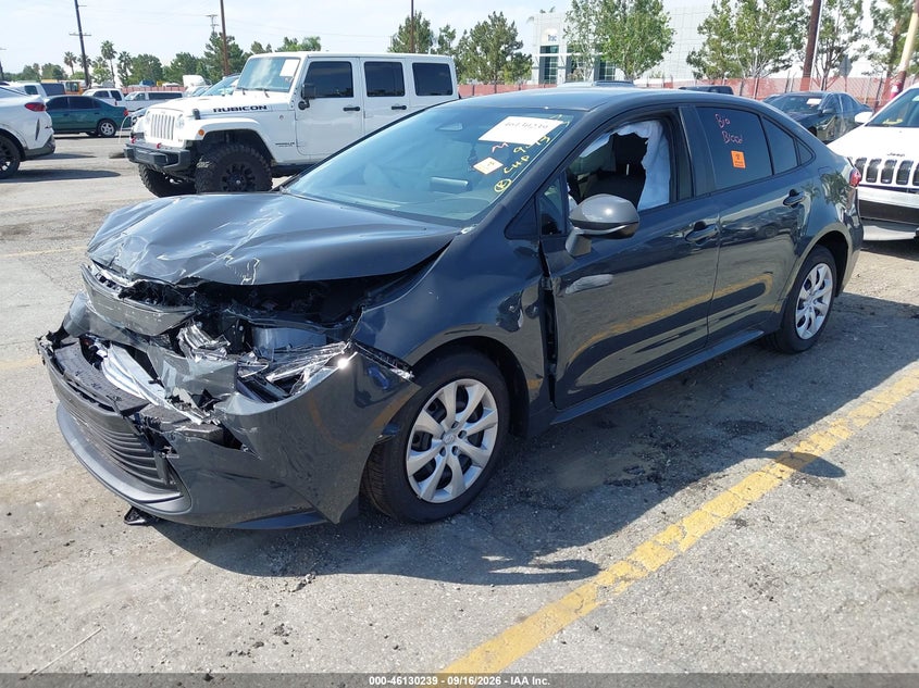 Vin: jtdbcmfe0t3163857, lot: 46629960, toyota corolla hybrid hybrid le 20262