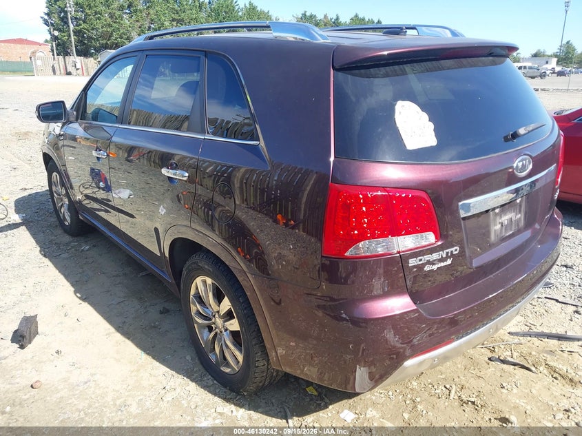 Vin: 5xykw4a26bg111745, lot: 46629962, kia sorento sx v6 20113