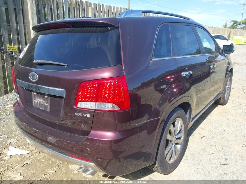 Vin: 5xykw4a26bg111745, lot: 46629962, kia sorento sx v6 20114