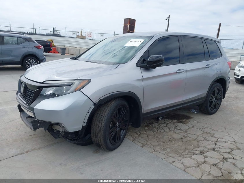 Vin: 5fnyf7h22mb002520, lot: 46629963, honda passport 2wd sport 20212