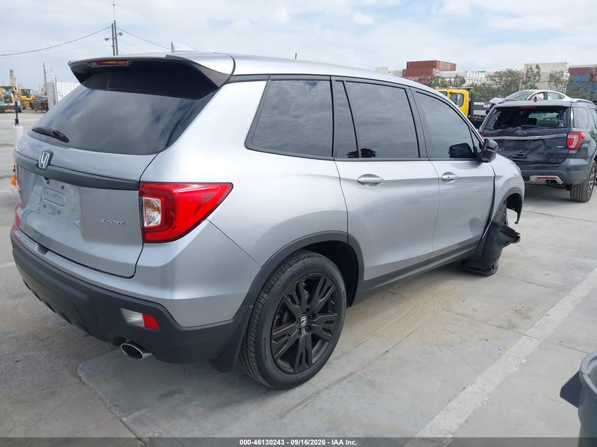 Vin: 5fnyf7h22mb002520, lot: 46629963, honda passport 2wd sport 20214