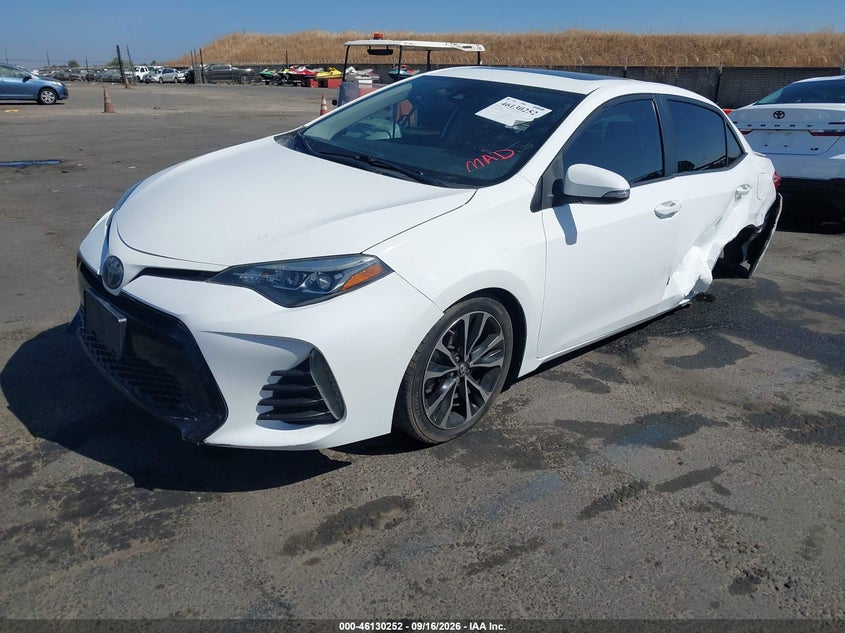 Vin: 2t1burhe7kc196173, lot: 46629972, toyota corolla xse 20192