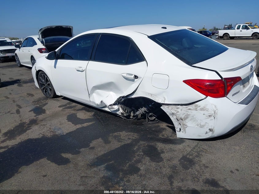 Vin: 2t1burhe7kc196173, lot: 46629972, toyota corolla xse 20193