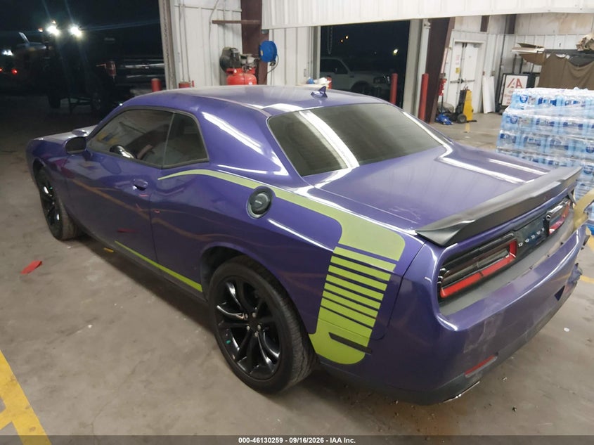 Vin: 2c3cdzagxgh202632, lot: 46629979, dodge challenger sxt plus 20163