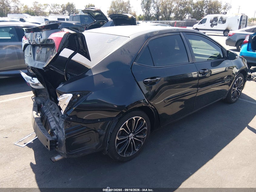 Vin: 5yfburhe0gp418284, lot: 46629985, toyota corolla s plus 20164