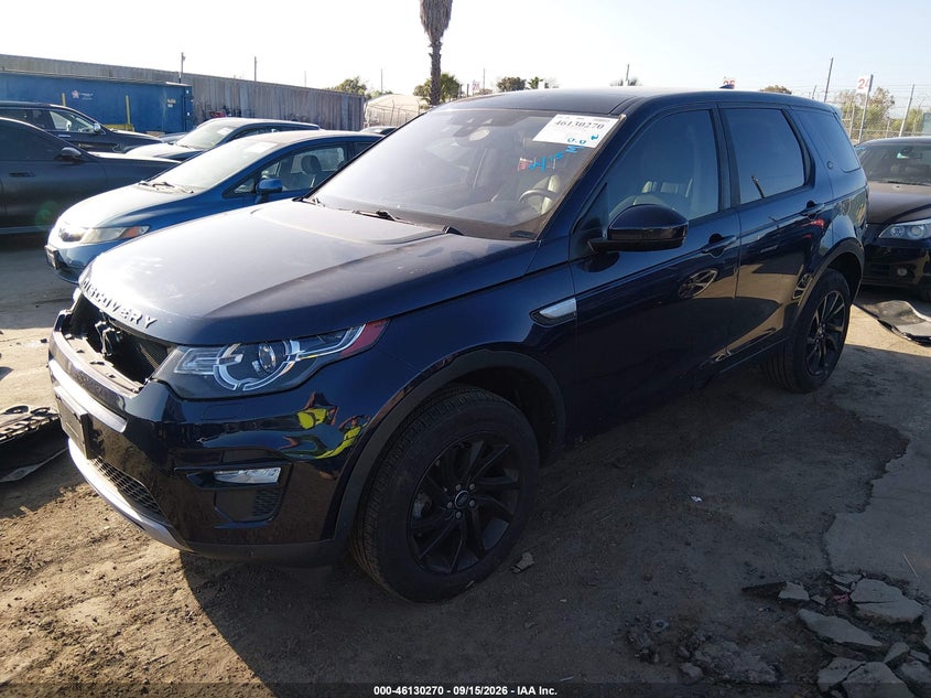 Vin: salcr2bg5hh643622, lot: 46629990, land rover discovery sport hse 20172