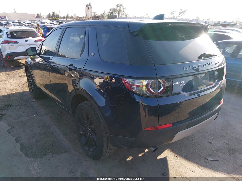 Vin: salcr2bg5hh643622, lot: 46629990, land rover discovery sport hse 20173