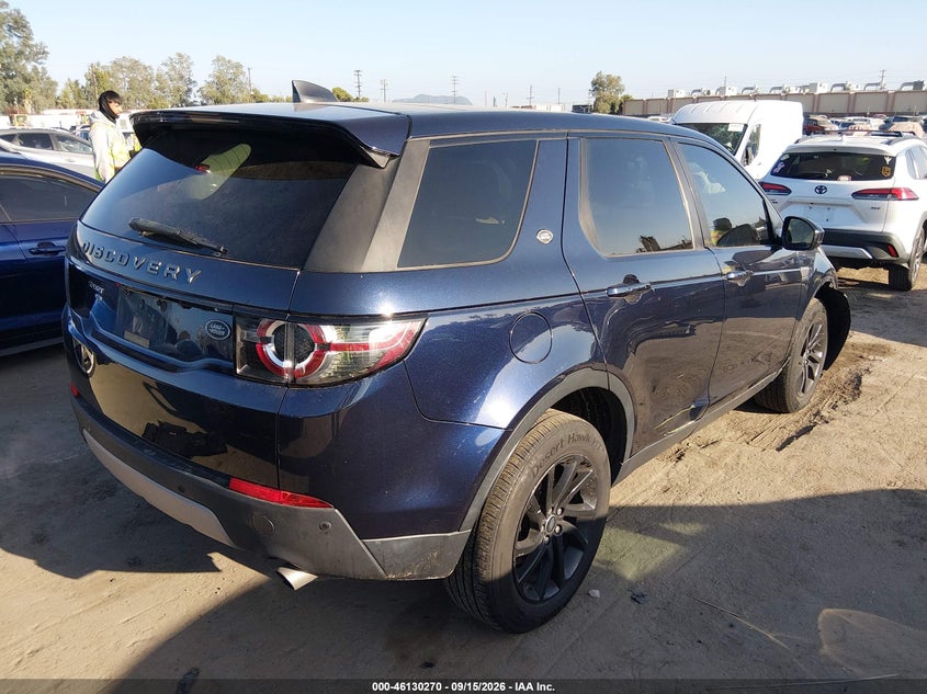 Vin: salcr2bg5hh643622, lot: 46629990, land rover discovery sport hse 20174