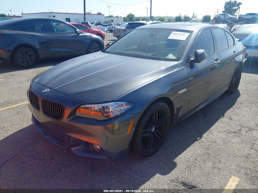 2016 BMW 5er, Удар сзади, IAAI, VIN WBA5B1C50GG134020 — фото 2