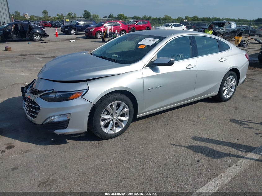 2019 Chevrolet Malibu, Удар спереду, IAAI, VIN 1G1ZD5ST9KF120968 — фото 2