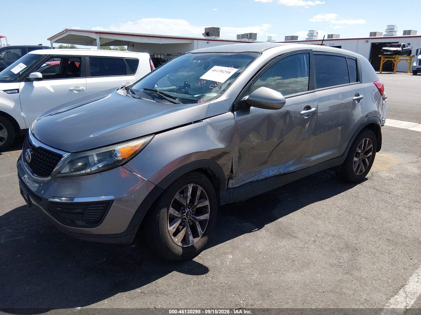 Vin: kndpb3ac1e7636542, lot: 46630018, kia sportage lx 20142