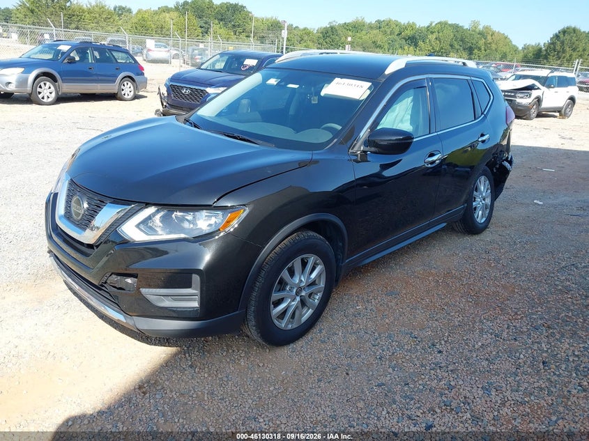 2019 Nissan Rogue, Перед і зад, IAAI, VIN 5N1AT2MV7KC769735 — фото 2