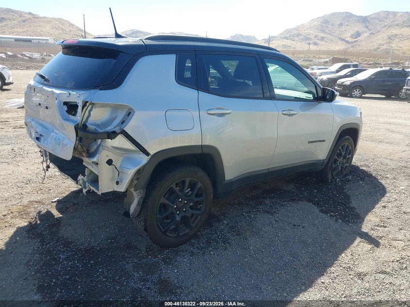 Vin: 3c4njdbn7rt124236, lot: 46630042, jeep compass latitude 4x4 20244