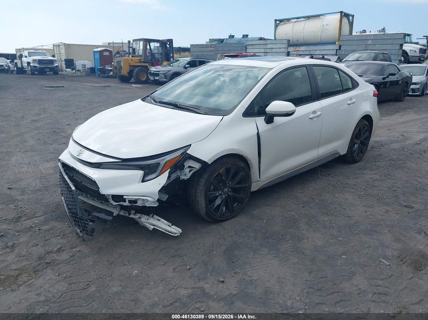 Vin: jtdp4mce3p3518856, lot: 46630109, toyota corolla se 20232