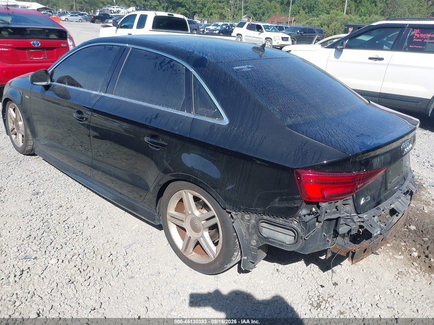 Vin: wauj8gff9h1045958, lot: 46630113, audi a3 2.0t premium 20173