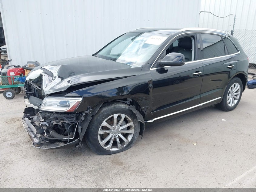 Vin: wa1cfafp1fa037075, lot: 46630157, audi q5 2.0t premium 20152