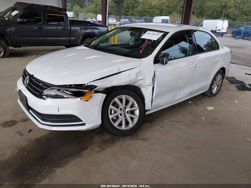 Vin: 3vwd17aj7fm314424, lot: 46630163, volkswagen jetta 1.8t se 20152