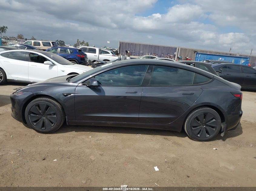 TESLA MODEL 3 2025 VIN 5YJ3E1EA4SF988846