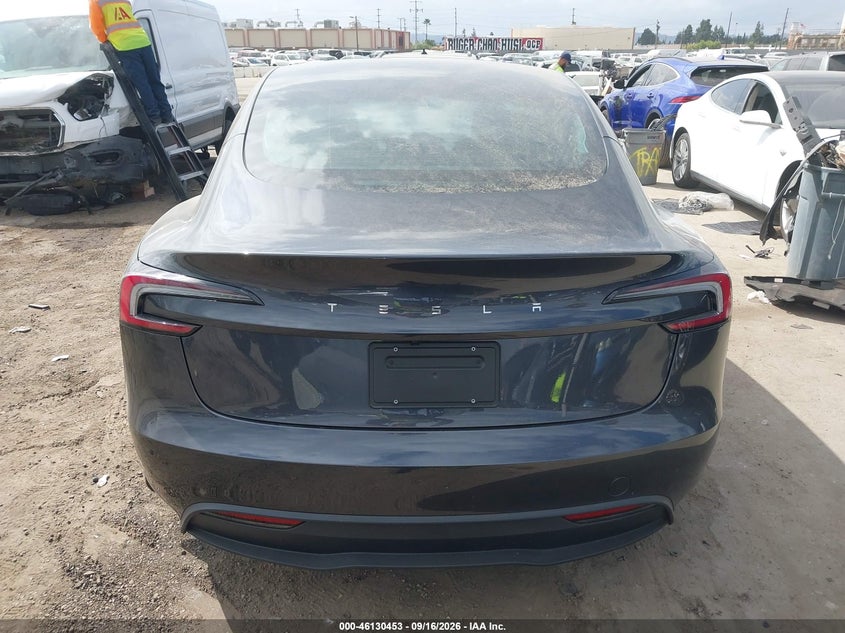 TESLA MODEL 3 2025 VIN 5YJ3E1EA4SF988846