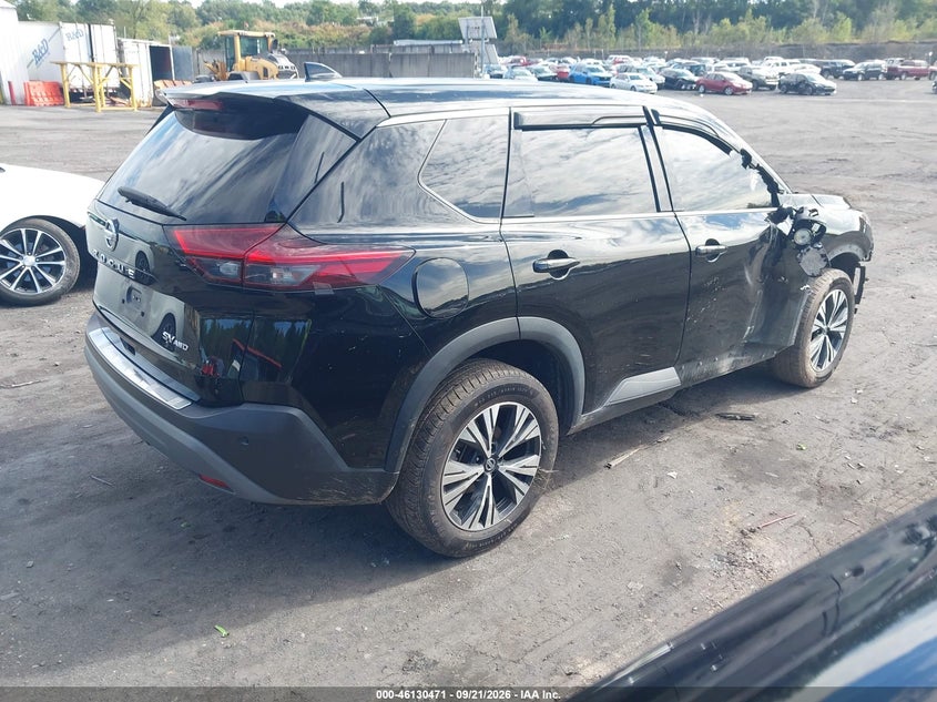 Vin: jn8at3bb5mw226652, lot: 46630191, nissan rogue sv intelligent awd 20214