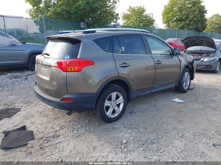 Vin: jtmrfrev8dd017965, lot: 46630201, toyota rav4 xle 20134