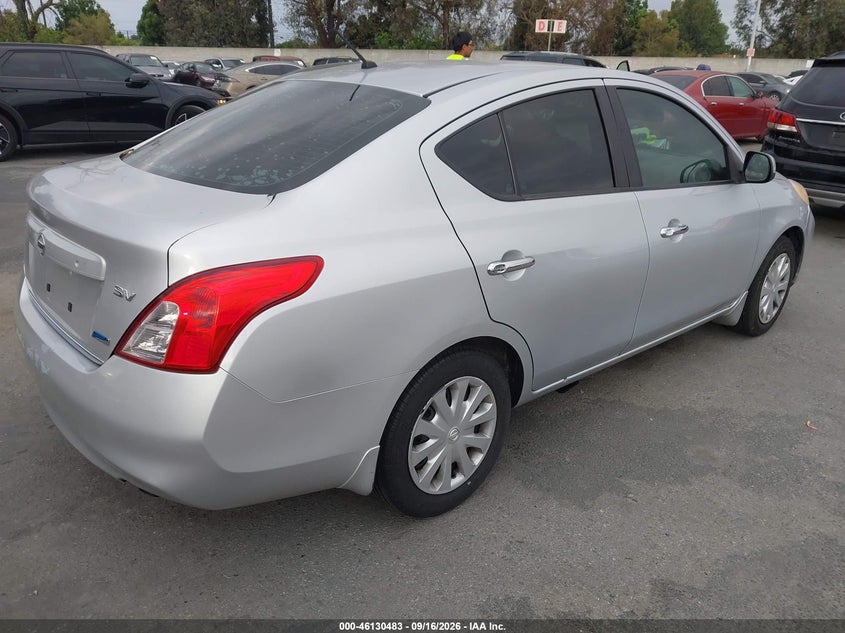 Vin: 3n1cn7apxcl849954, lot: 46630203, nissan versa 1.6 sv 20124
