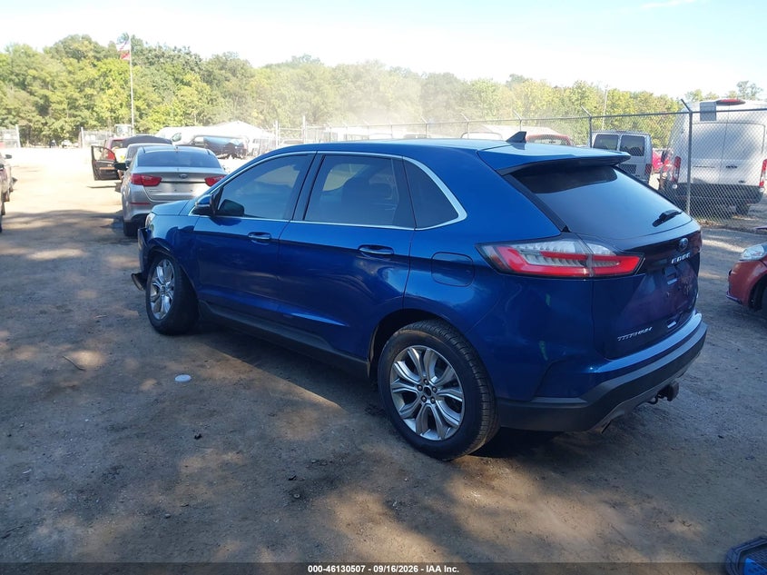 Vin: 2fmpk4k90nba10685, lot: 46630227, ford edge titanium 20223