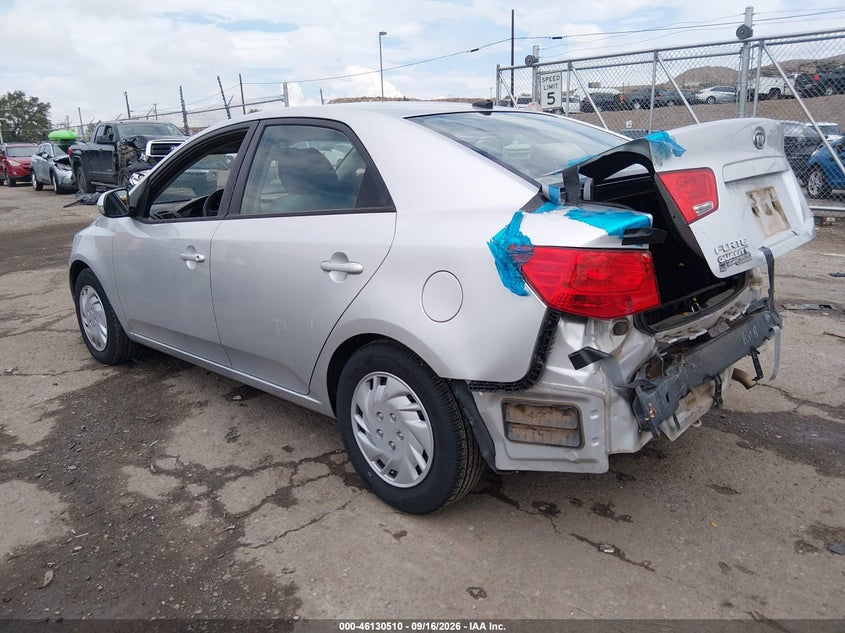 Vin: knafu4a27d5666249, lot: 46630230, kia forte ex 20133