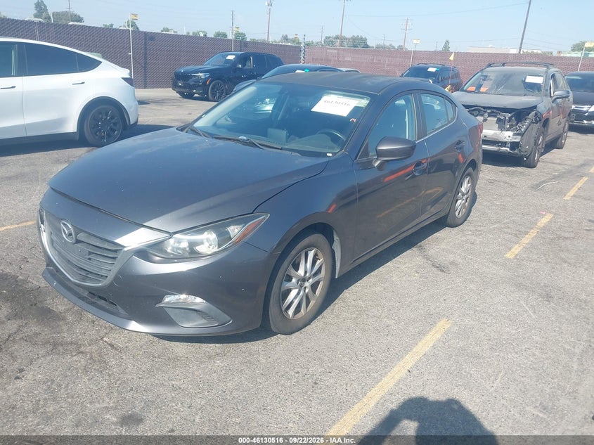 Vin: jm1bm1u79g1326362, lot: 46630236, mazda mazda3 i sport 20162