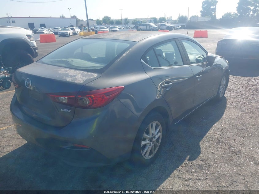 Vin: jm1bm1u79g1326362, lot: 46630236, mazda mazda3 i sport 20164