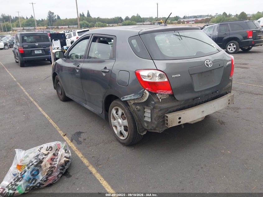 Vin: 2t1ku4ee2ac279144, lot: 46630243, toyota matrix 20103