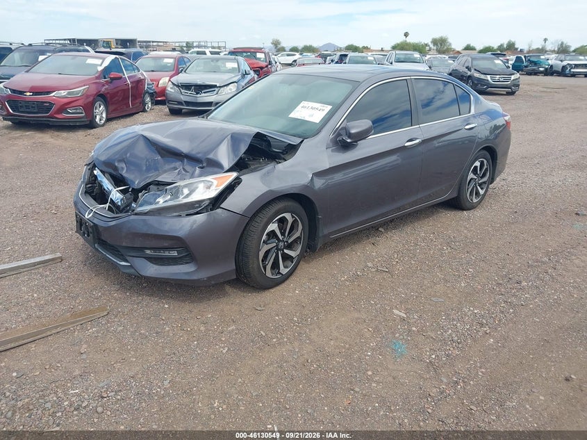 Vin: 1hgcr2f89ga062045, lot: 46630269, honda accord ex-l 20162