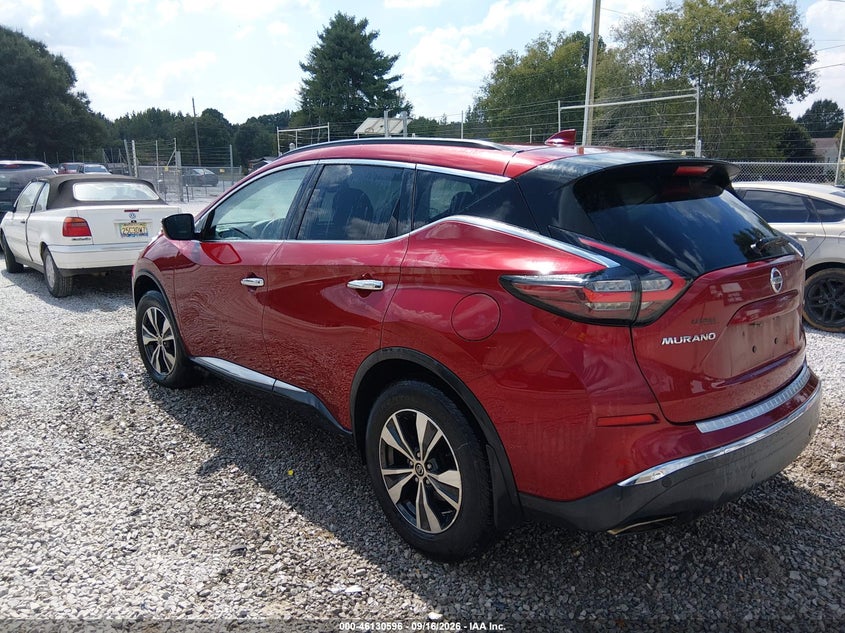 Vin: 5n1az2bj5mc136023, lot: 46630316, nissan murano sv fwd 20213