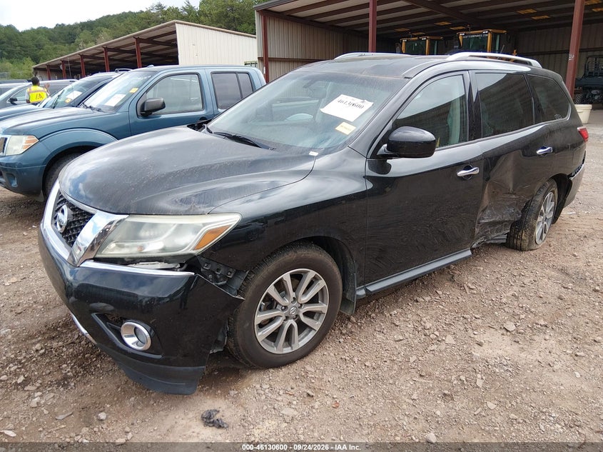 Vin: 5n1ar2mm8gc631764, lot: 46630320, nissan pathfinder sv 20162