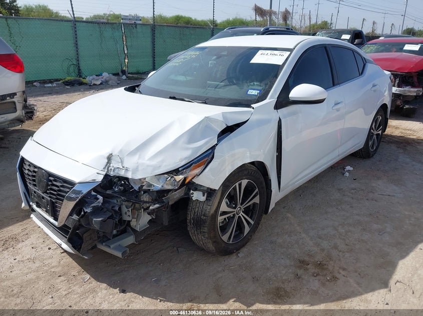 Vin: 3n1ab8cv1py254212, lot: 46630355, nissan sentra sv xtronic cvt 20232