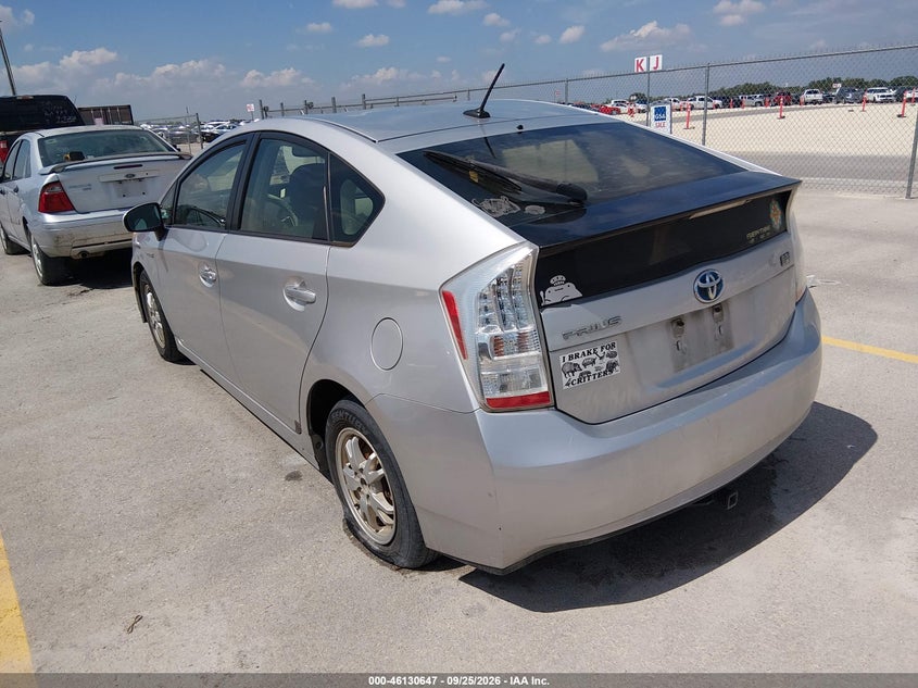Vin: jtdkn3du2b1475106, lot: 46630377, toyota prius two 20113