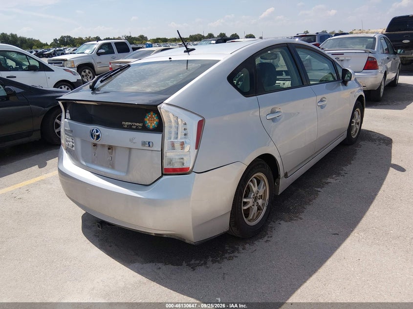 Vin: jtdkn3du2b1475106, lot: 46630377, toyota prius two 20114