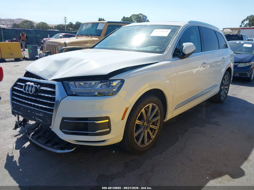 Vin: wa1laaf71jd000730, lot: 46630380, audi q7 3.0t premium 20182
