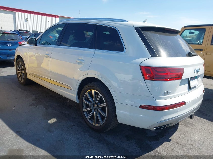 Vin: wa1laaf71jd000730, lot: 46630380, audi q7 3.0t premium 20183