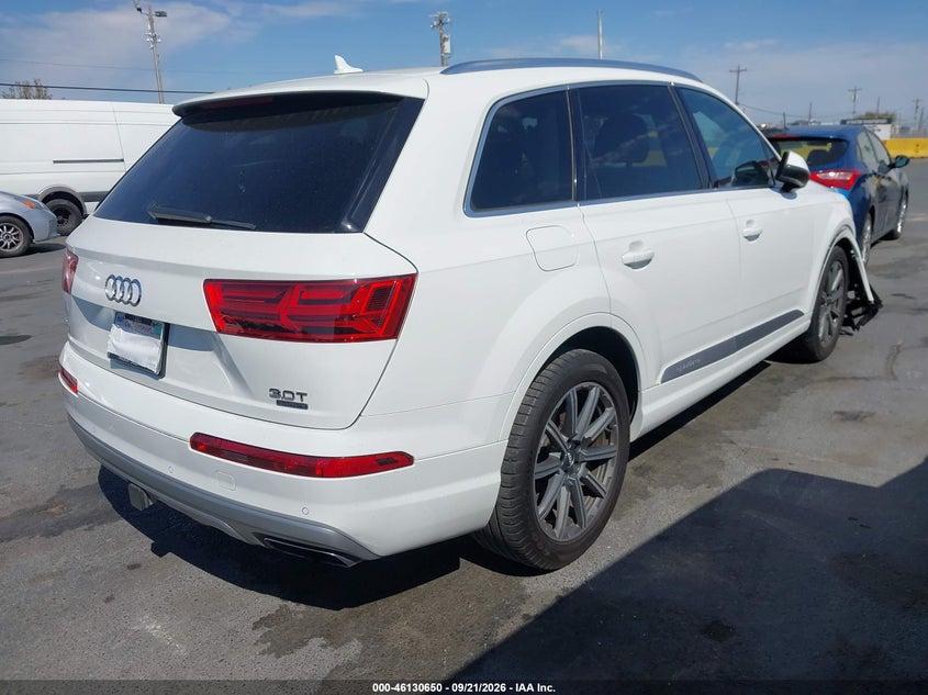 Vin: wa1laaf71jd000730, lot: 46630380, audi q7 3.0t premium 20184