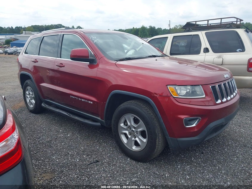 Vin: 1c4rjeag5ec124610, lot: 46630428, jeep grand cherokee laredo 20141